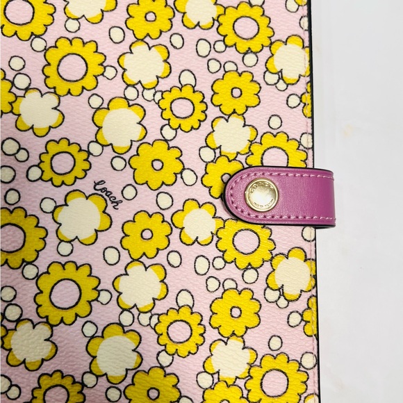 NEW! COACH NOTEBOOK with Floral Print | Lilac Multi - Picture 3 of 7